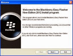 blackberry phone flashing
