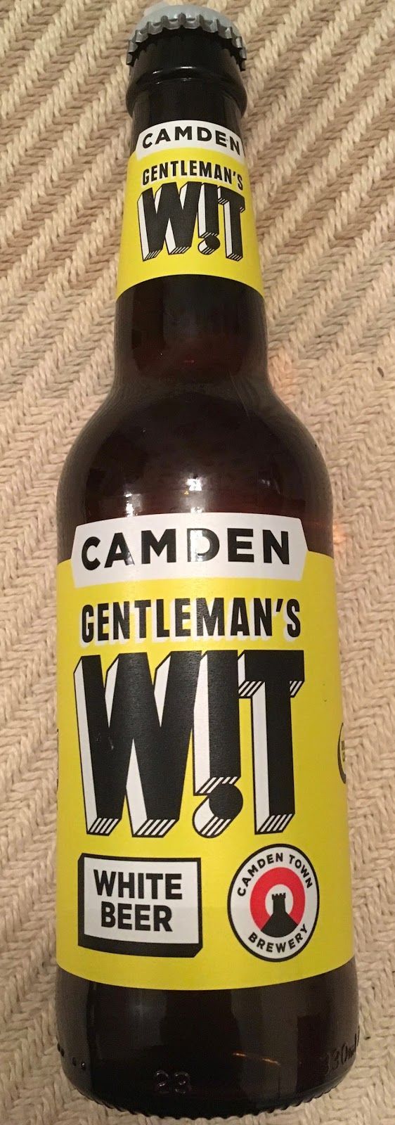 FOODSTUFF FINDS Gentlemen’s Wit Beer (Waitrose CamdenBrewery) By