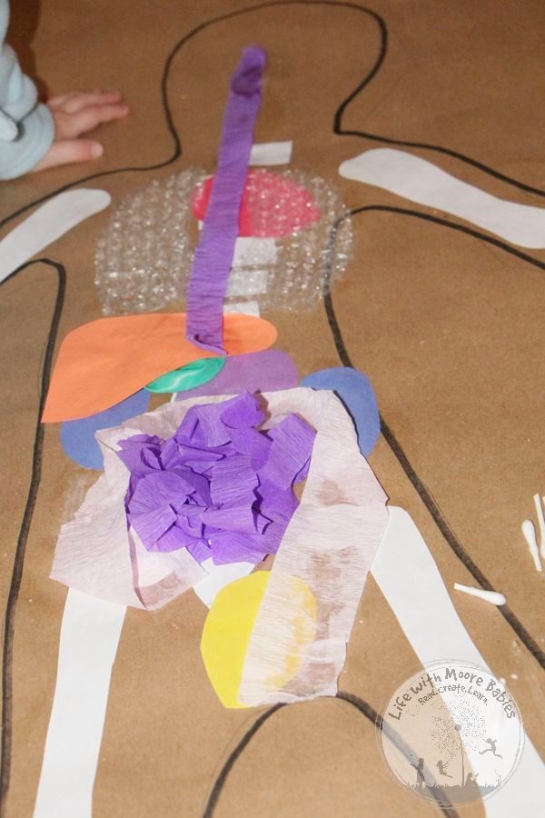 Make a Life Size Body Map to Help Kids Learn Anatomy - Life with Moore