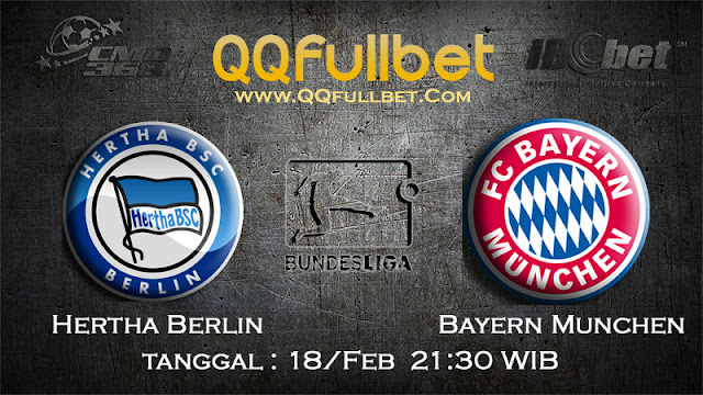 PREDIKSIBOLA - PREDIKSI TARUHAN BORUSSIA HERTHA BERLIN VS BAYERN MUNCHEN 18 FEBRUARI 2017 (BUNDESLIGA)