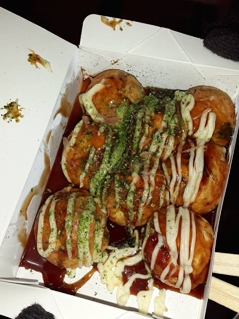 Takoyaki in Dotonbori Osaka 