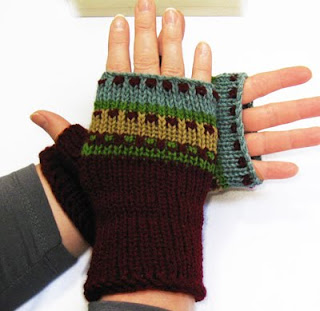 how to knit fingerless gloves