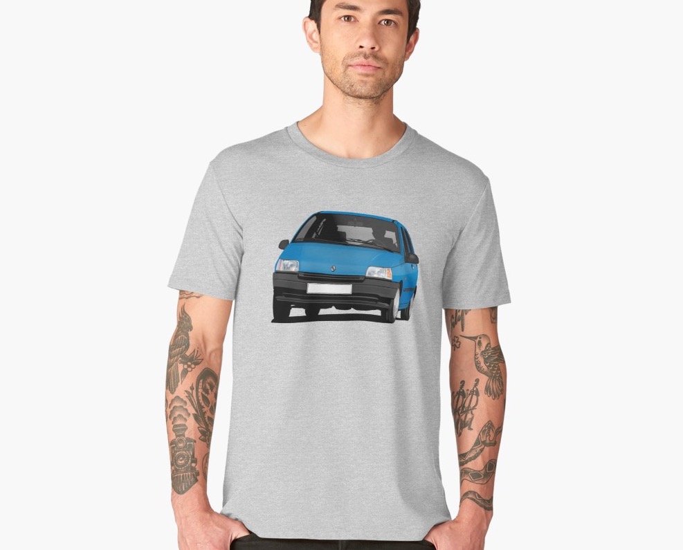 Renault Clio T-shirt | Car shirts | Classic, retro and vintage cars
