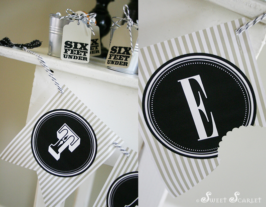 Kara s Party Ideas Vintage Halloween Dessert Table   Halloween Party Printables  - 14