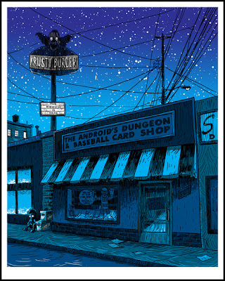 New York Comic-Con 2012 Exclusive The Simpsons “Worst Print Ever” Glow in the Dark (GID) Variant Screen Print by Tim Doyle
