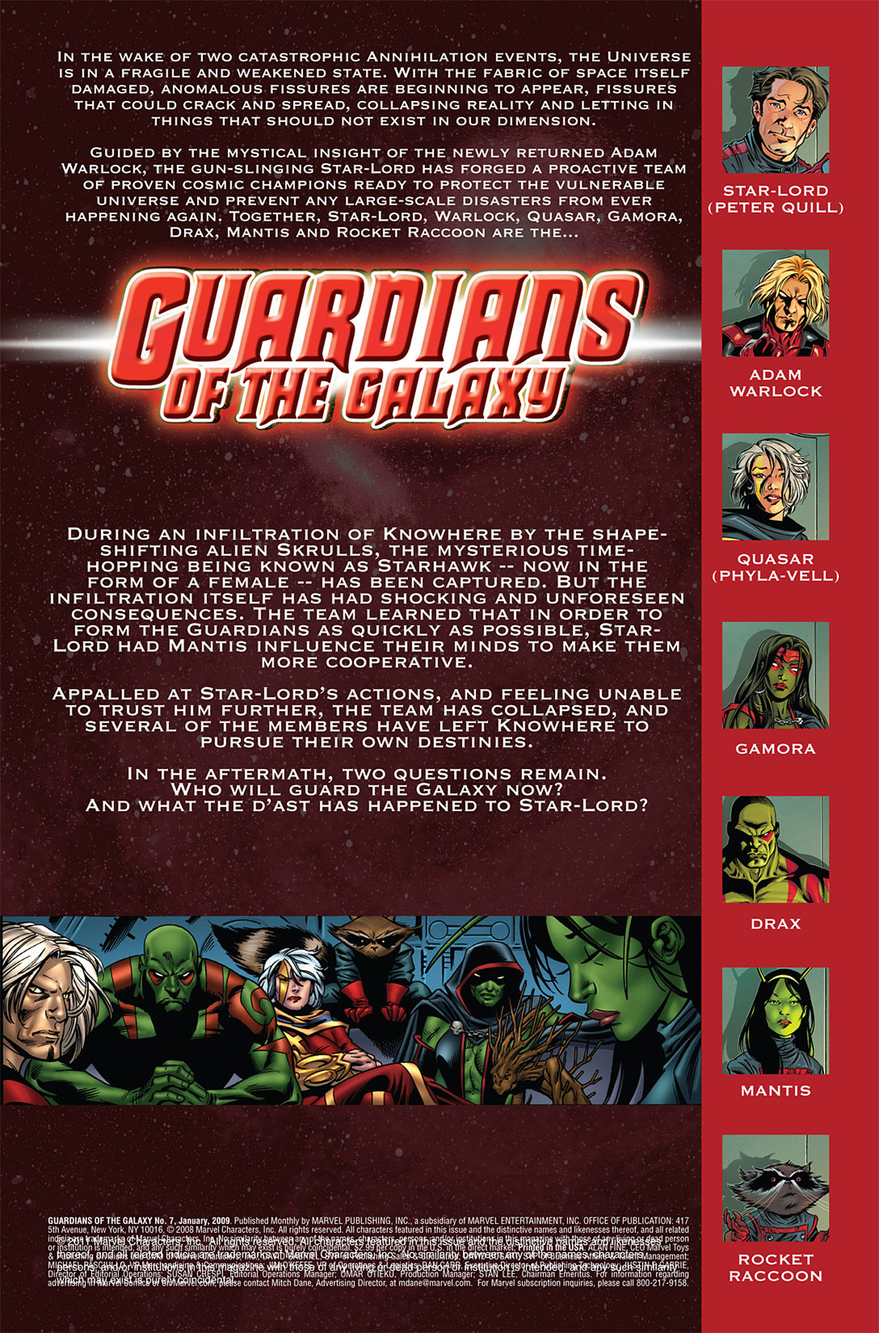 Read online Guardians of the Galaxy (2008) comic -  Issue #7 - 2