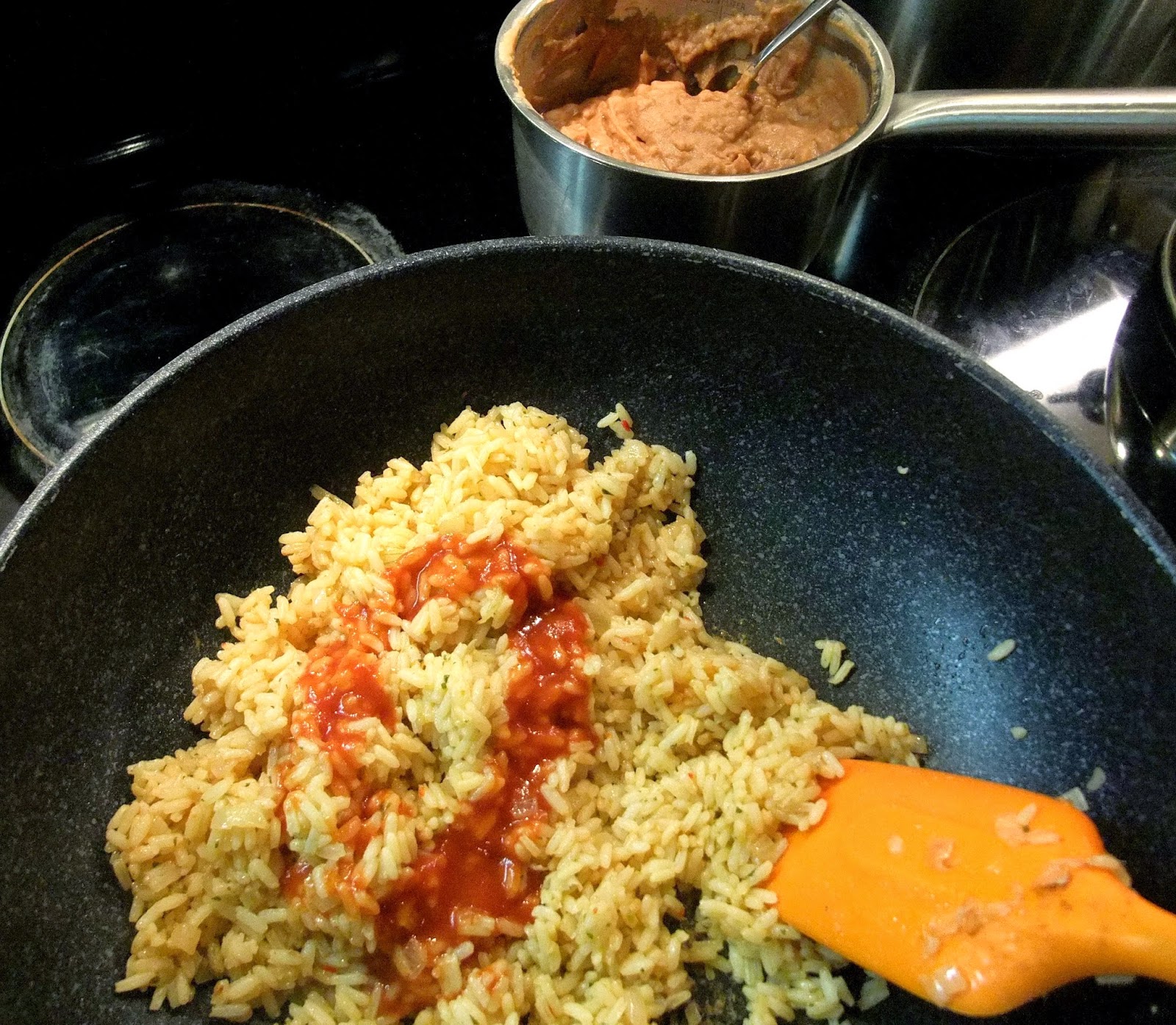 Susan's Savour-It!: Beef, Bean and Rice Burritos...