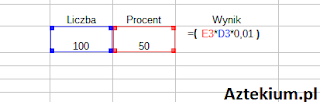 obliczanie procentow w&nbsp;excelu