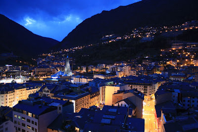Andorra La Vella at night