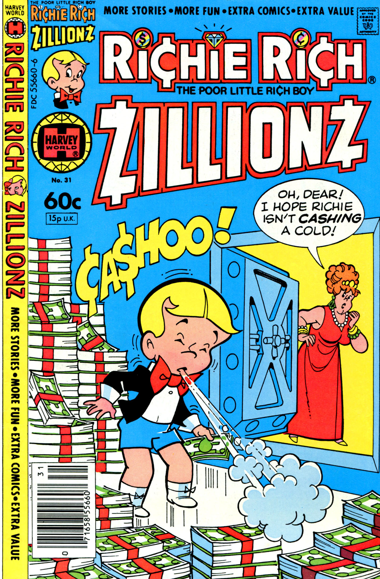 Read online Richie Rich Zillionz comic -  Issue #31 - 1