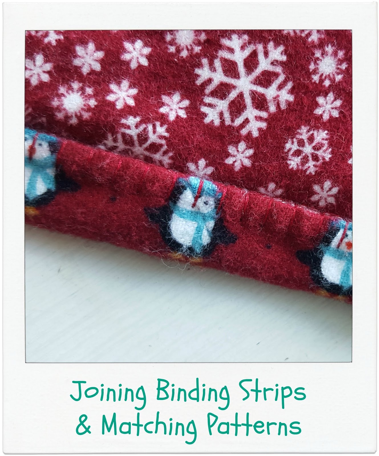 Chris Dodsley mbCD Joining Binding Strips & Matching Patterns [Tutorial]