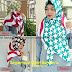 Jilbab Segi Empat Motif Bendera