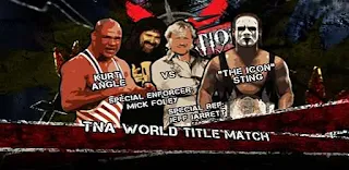 TNA Destination X 2009: Kurt Angle faced Sting for the TNA Title