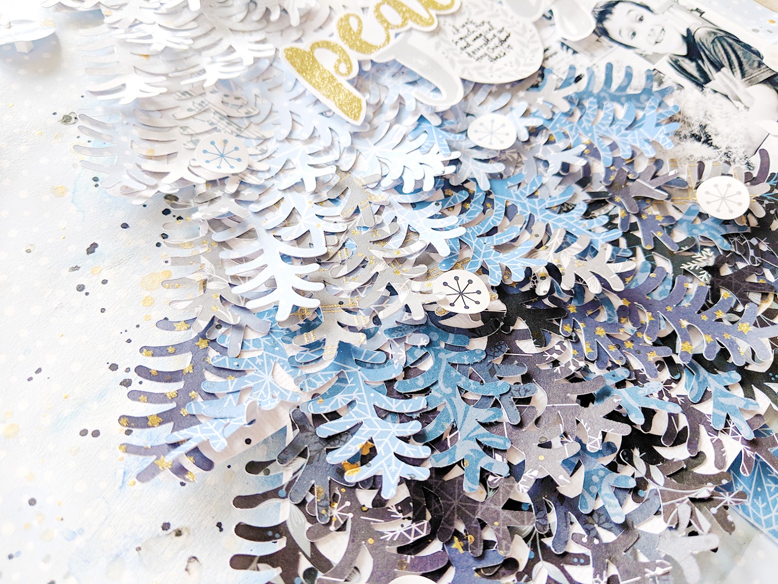 Peace Joy Layout For Joann Paige Taylor Evans