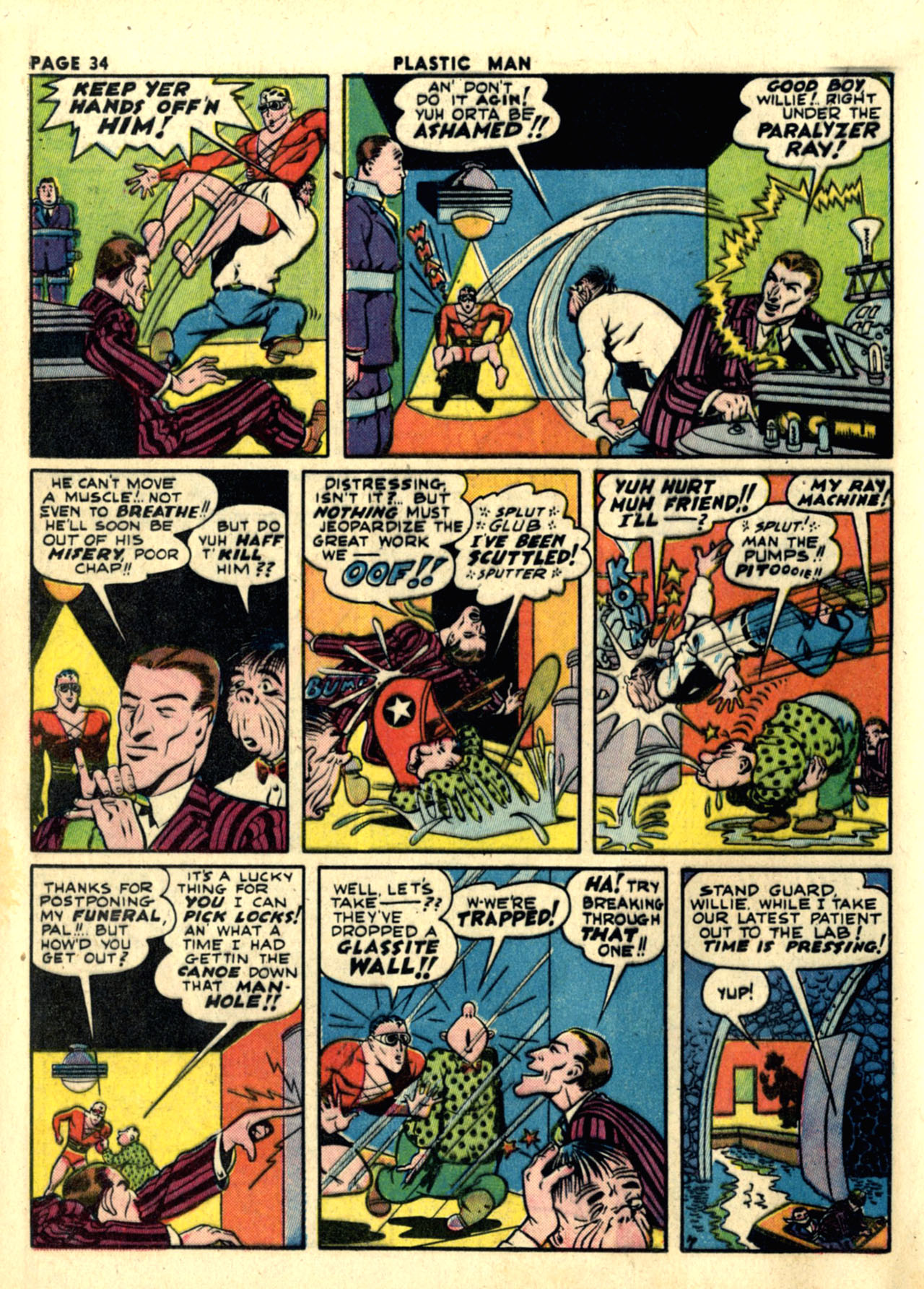 Read online Plastic Man (1943) comic -  Issue #1 - 36