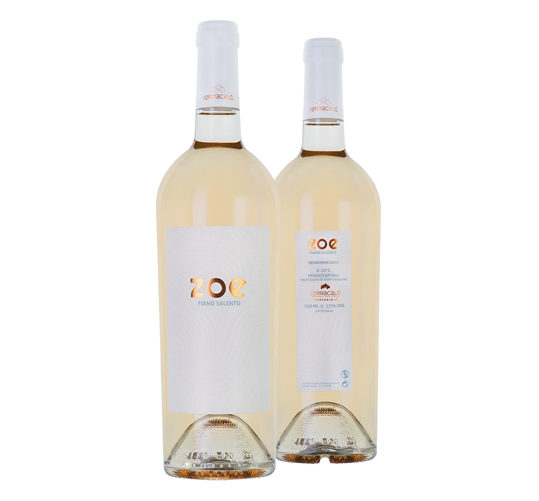 Zoe Wine Fiano Salento on Packaging of the World Creative Package