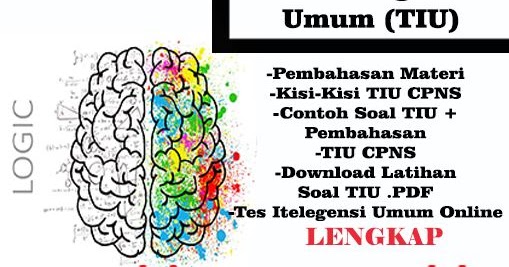 Belajar Tes Intelegensi Umum Tiu Cpns Contoh Soal Dan Pembahasan Pdf Caraable Guide