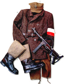 WW2 Military Uniform Partisan of the Peasant Battalions (Bataliony Chlopskie) Poland 1942