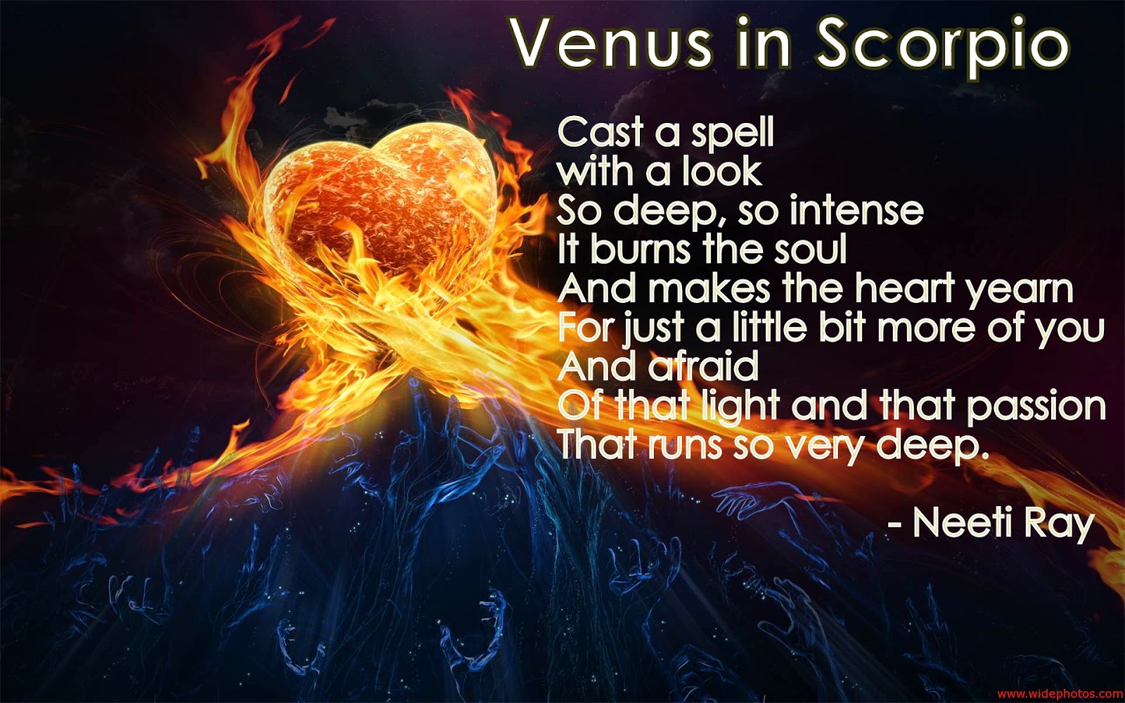 Astrolina: Venus in Scorpio Peom