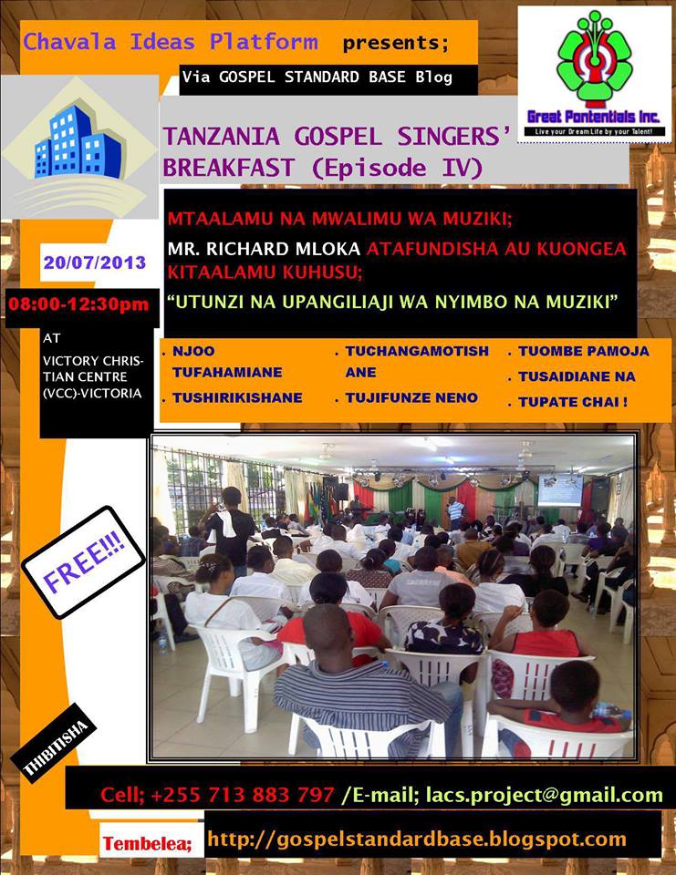 Jesus Vision Tanzania Gospel Singers Breakfast Episode IV
