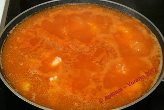  Arroz semi caldoso con algún fruto del mar 