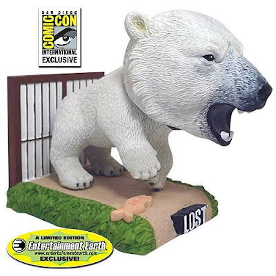 San Diego Comic-Con 2011 Entertainment Earth Exclusive LOST Dharma Initiative Polar Bear Bobble Head by Bif Bang Pow!