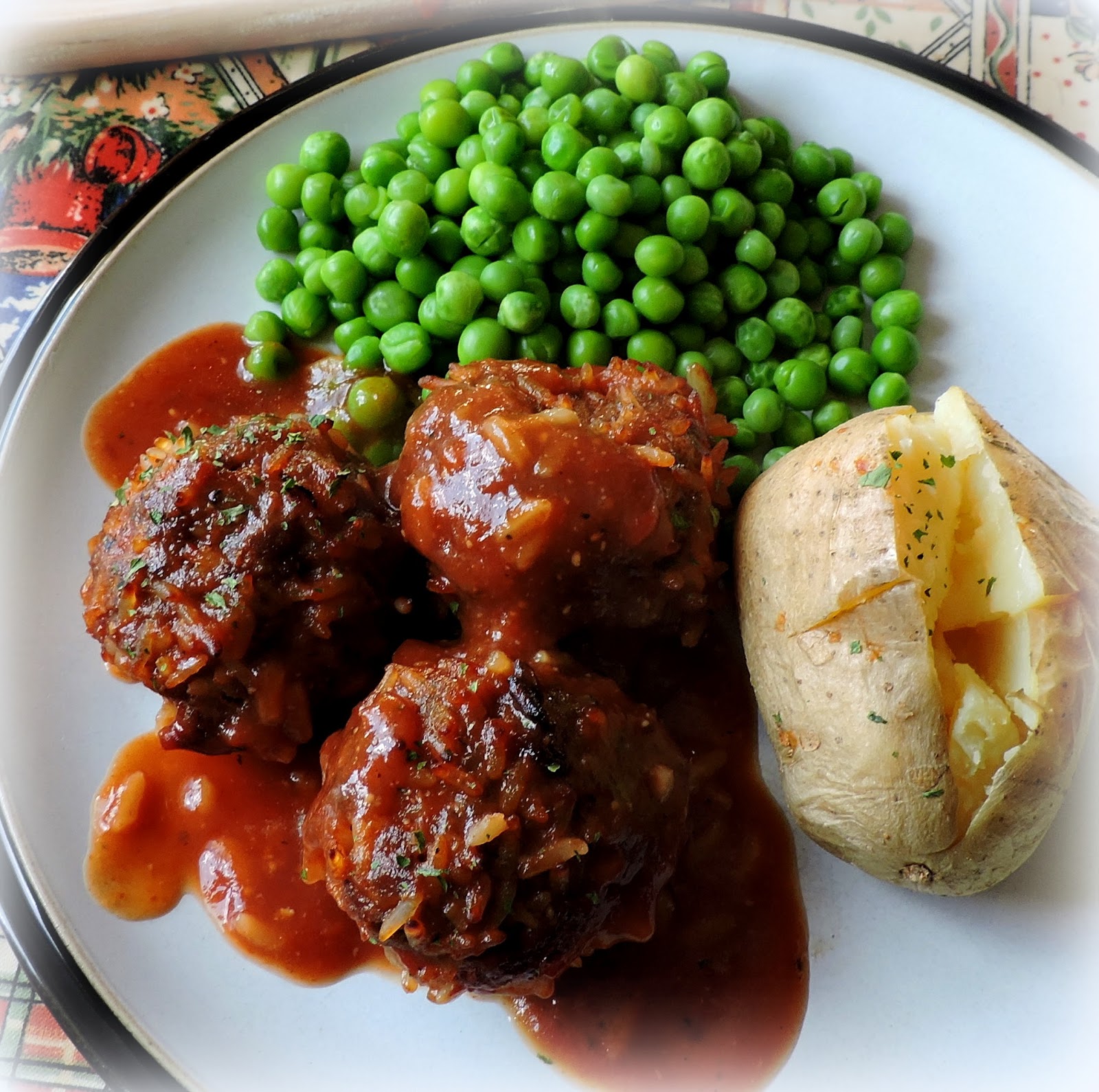 The English Kitchen BBQ Porcupine Meatballs