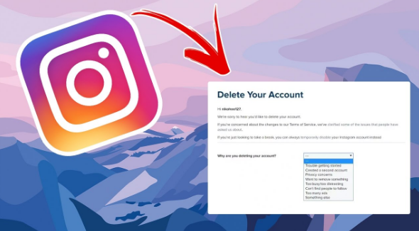 How To Permanently Delete Instagram