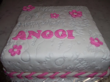 Birthday Cake by  Fondant for Anggi