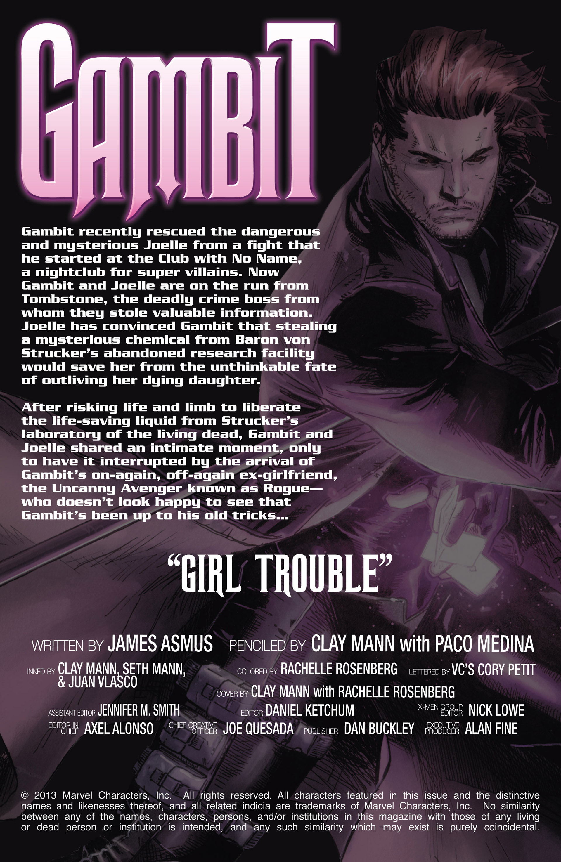 Read online Gambit (2012) comic -  Issue #11 - 2