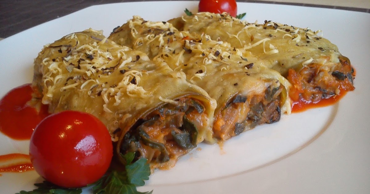 EL VEGANIZADOR : Canelones de setas, acelgas y coliflor, con bechamel