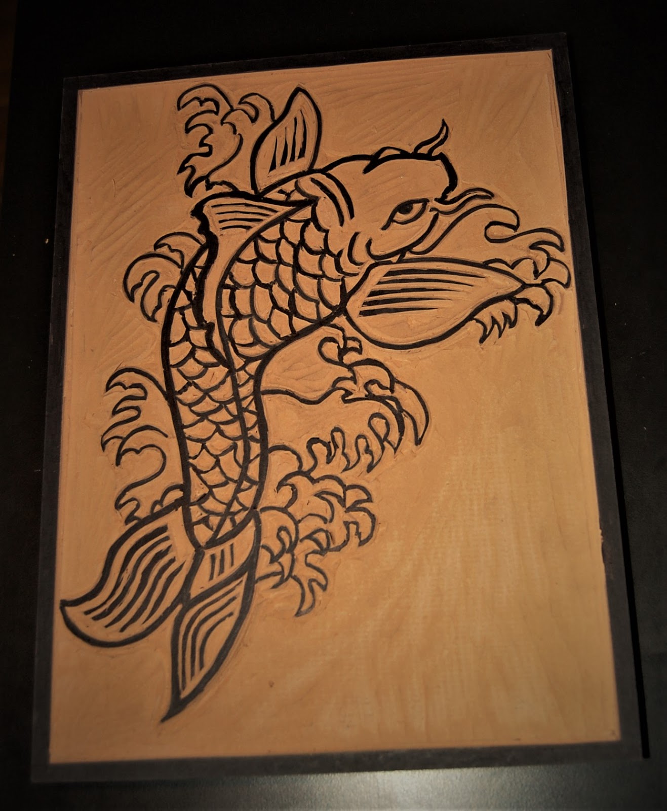 After Cutting Around The Design Remove Excess Material When There Is A Large Area Of White Space You Need To Carve Deeper Than Millimeter After Cutting Around The Design Remove Excess Material When There Is A Large Area Of White Space You Need To Carve Deeper Than Millimeter