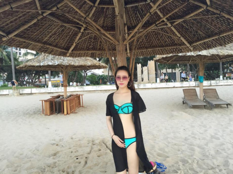 Ve dep nong bong cua em ruot 2 Hoa hau noi tieng nhat Viet Nam - Anh 10