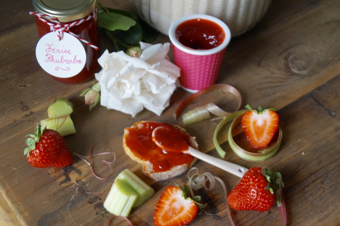Confiture Fraise Rhubarbe