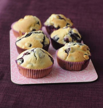 Muffins myrtilles banane