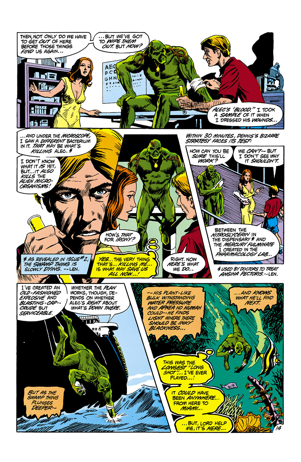 Read online Swamp Thing (1982) comic -  Issue #7 - 15