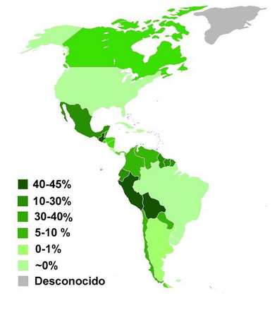 Porcentaje De Mestizos En America Latina 74