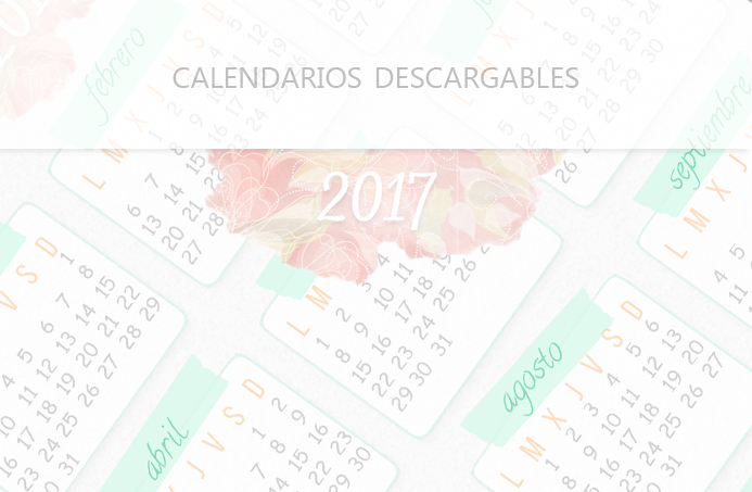 freebie calendarios 2017 descargables imprimibles