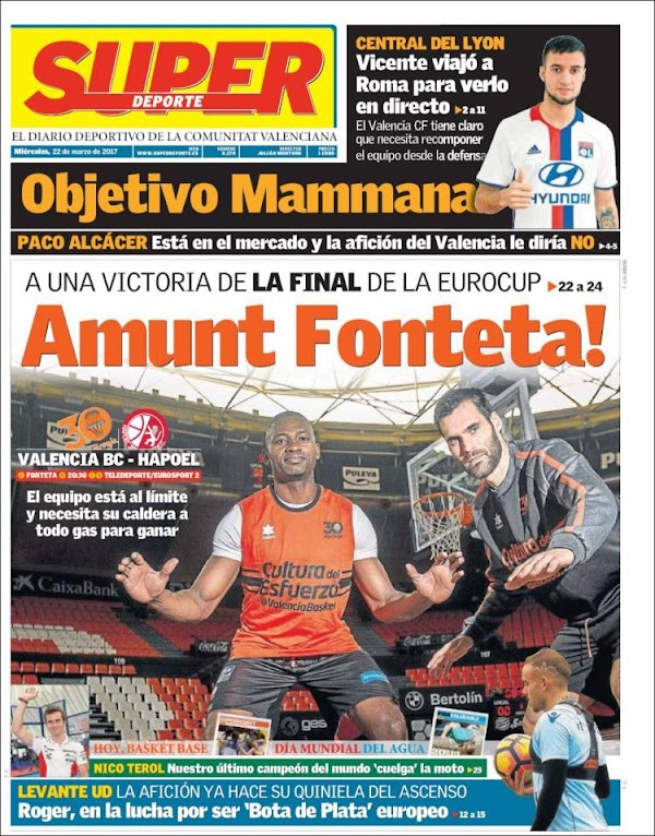 Valencia, Superdeporte: "Amunt Fonteta!"