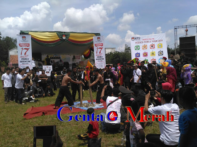 Songsong Pemilu 2019, KPU Mesuji Menggelar Acara Seni Budaya