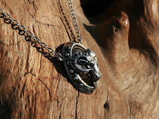 goat head pendant by alex streeter