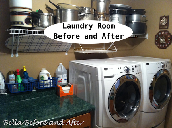 Bella Before and After: FFF #2 - How to organize your Laundry Room, a ...