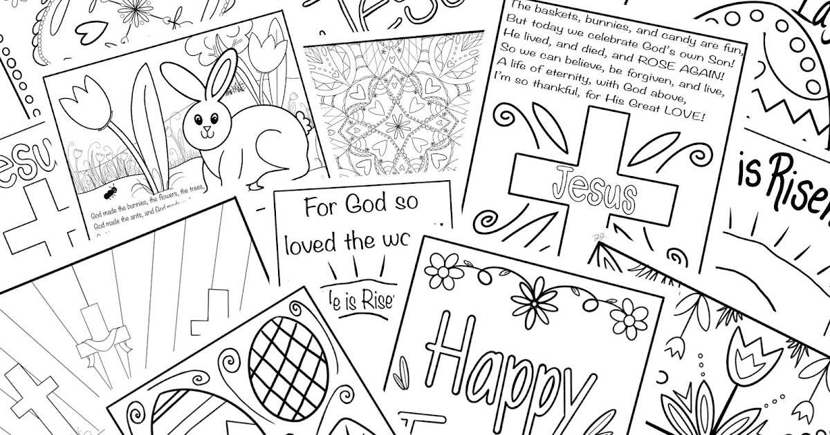 No One Has More Fun!: Easter Coloring Pages
