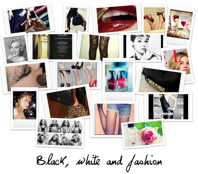 Black, white and fashion