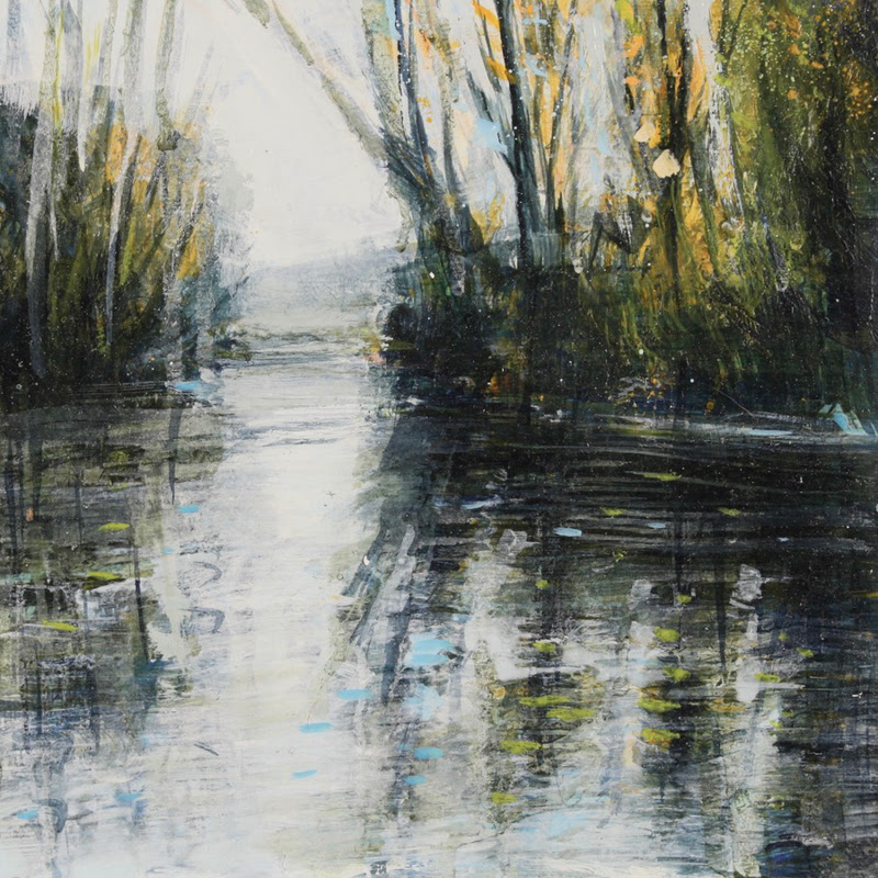 Glyndebourne and The River Ouse by Susie Monnington from England. Glyndebourne and The River Ouse by Susie Monnington from England.