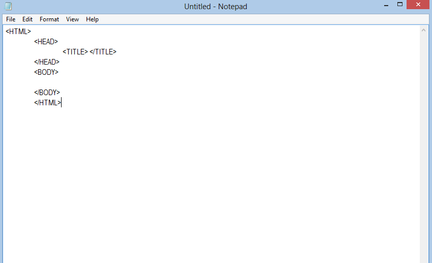 TUTORIAL MEMBUAT HTML DI DALAM NOTEPAD Sebuah Perjalananku