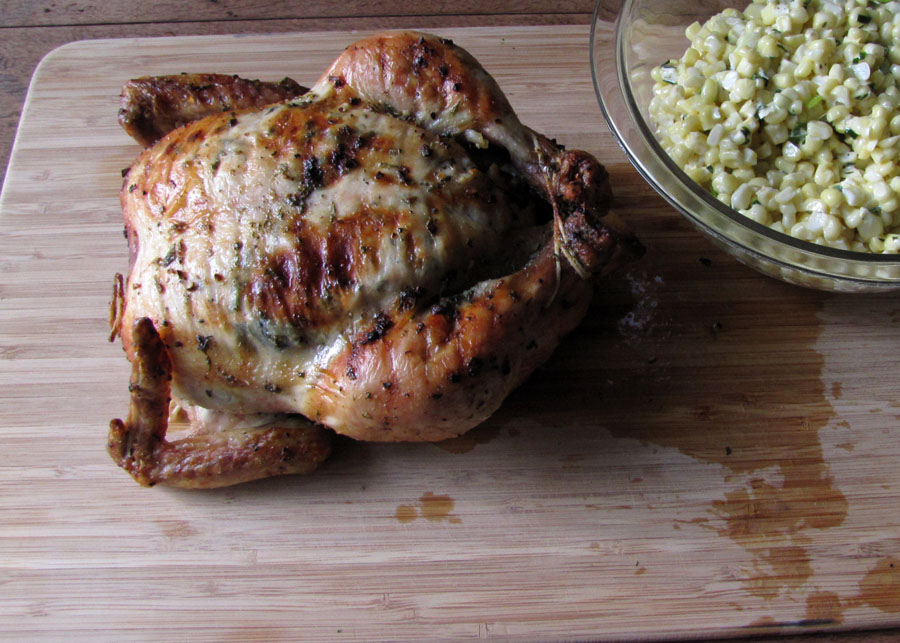 Smells Like Food in Here Tarragon Butter Roasted Chicken
