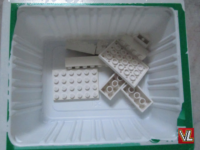 Recuperação de cor original de peças LEGO antigas - passo a passo Recuperação de cor original de peças LEGO antigas - passo a passo