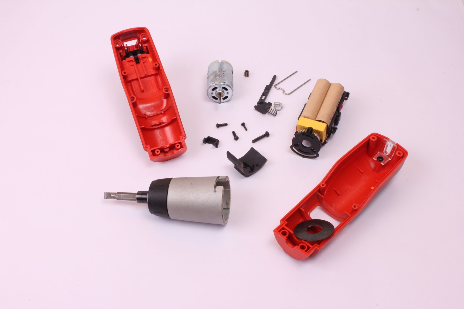 Replacing batteries in Black and Decker DP240 2.4V Direct-Plug Rechargeable  Screwdriver