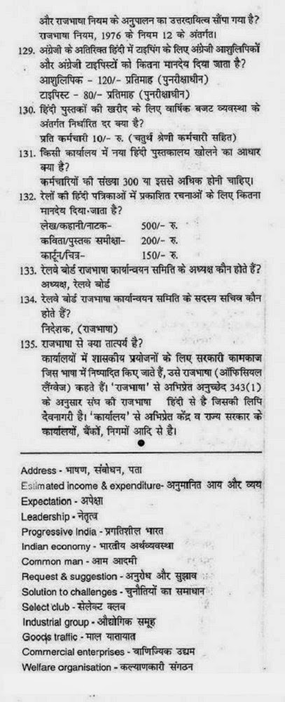 railway objective question in hindi